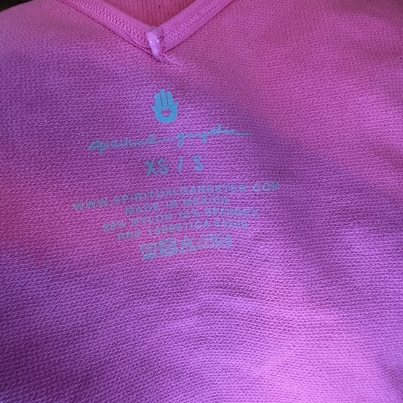 Women's Pink Bodysuit spiritual gangster - Picture 7 of 8